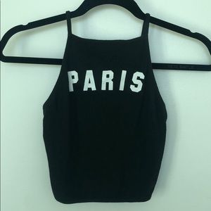 Tight, crop top tank